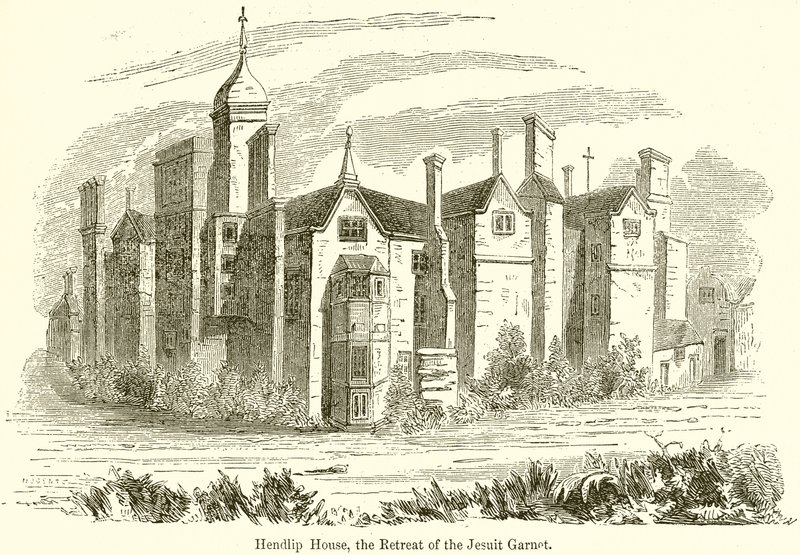 Hendlip House, de schuilplaats van de jezuïet Garnet door English School