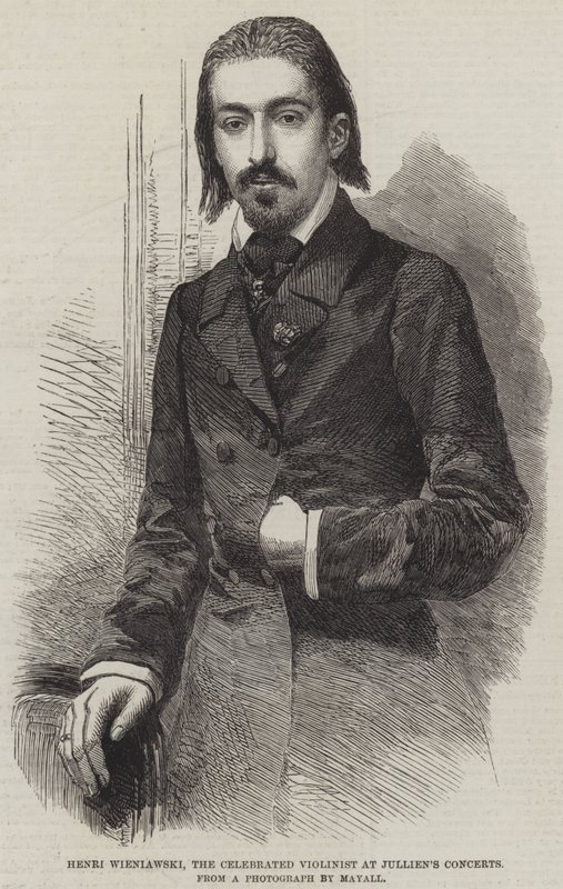Henri Wieniawski, de Beroemde Violist bij Jullien