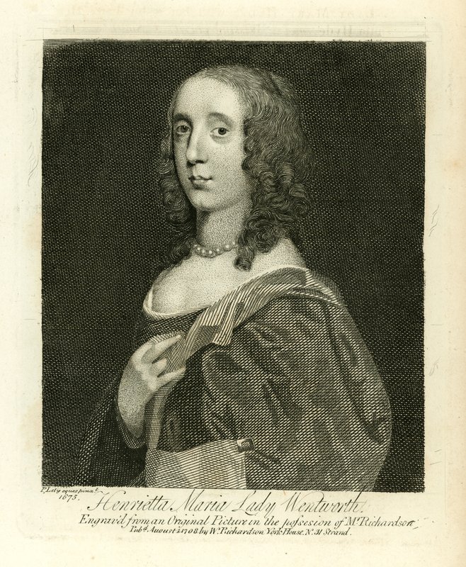 Henrietta Maria, Lady Wentworth door English School