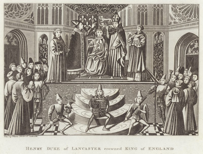 Hendrik, Hertog van Lancaster, gekroond tot Koning van Engeland door English School