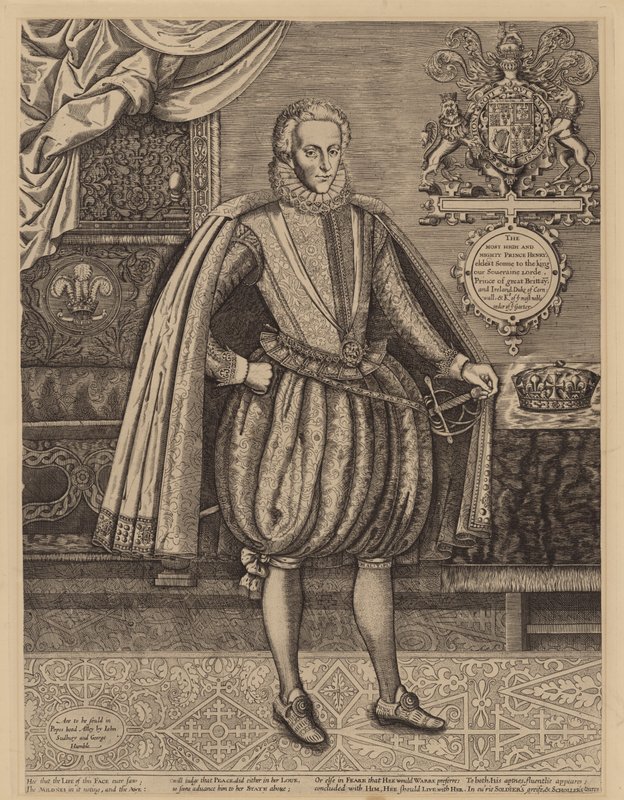 Henry Frederick, Prins van Wales, oudste zoon van Koning James I door English School