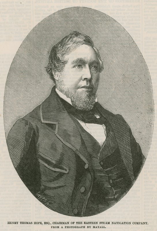 Henry Thomas Hope, voorzitter van de Eastern Steam Navigation Company door English School
