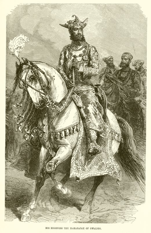 Zijne Hoogheid de Maharajah van Gwalior door English School