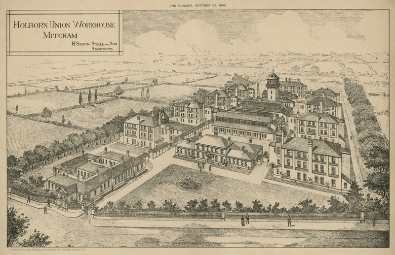 Holborn Union Werkhuis, Mitcham door English School