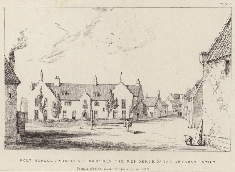 Holt School, voorheen de residentie van de familie Gresham door English School