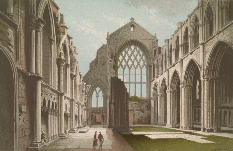 Holyrood Chapel Edinburgh door English School