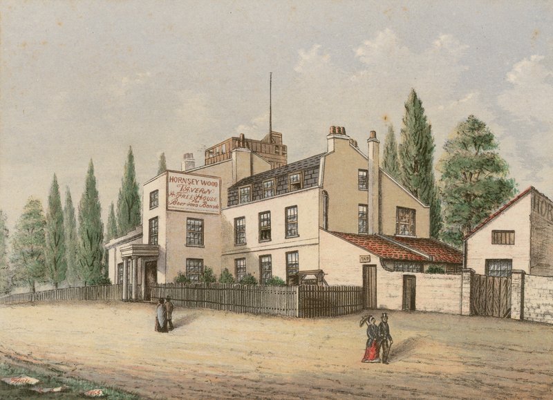 Hornsey Wood House Tavern, Londen door English School