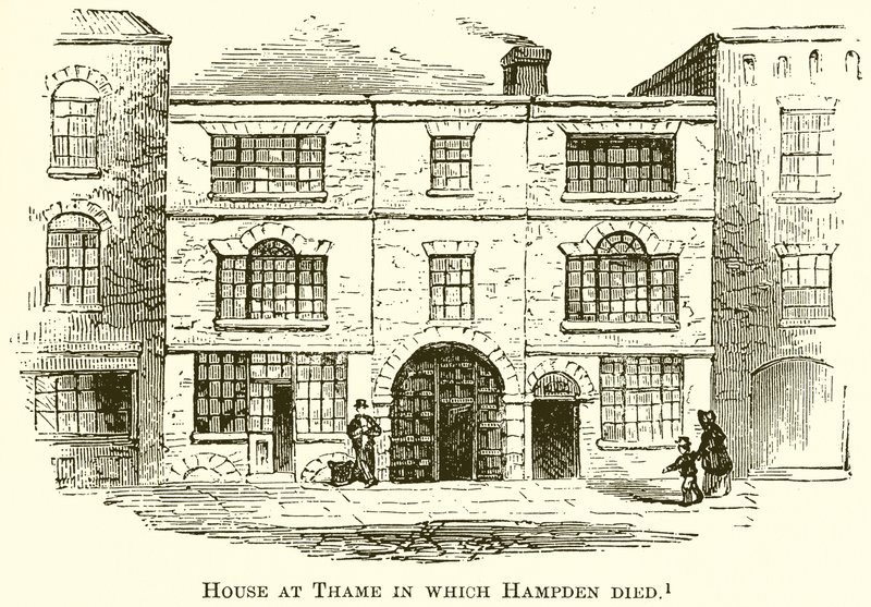 Huis in Thame waar Hampden stierf door English School