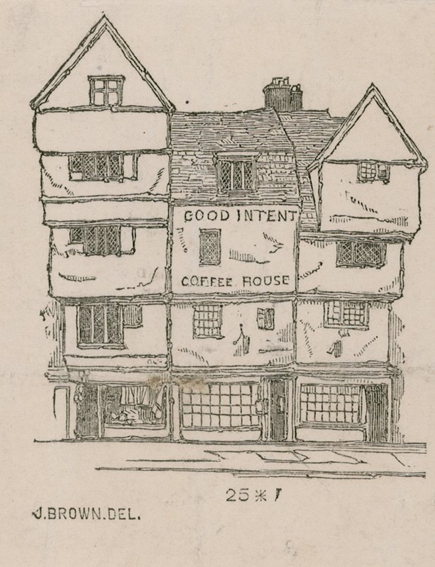Huis in Long Lane, West Smithfield door English School