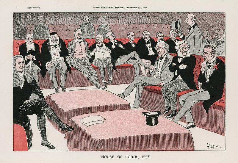 House of Lords, 1907 door English School