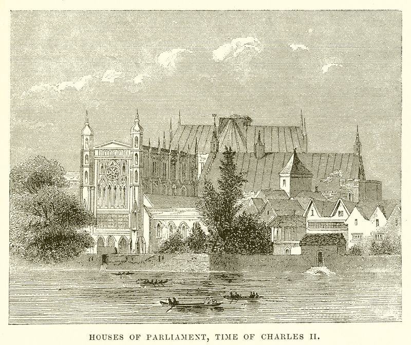 Houses of Parliament, Tijd van Karel II door English School