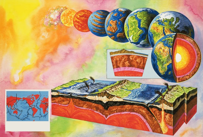 Hoe de aarde werd gevormd uit kosmisch stof door English School