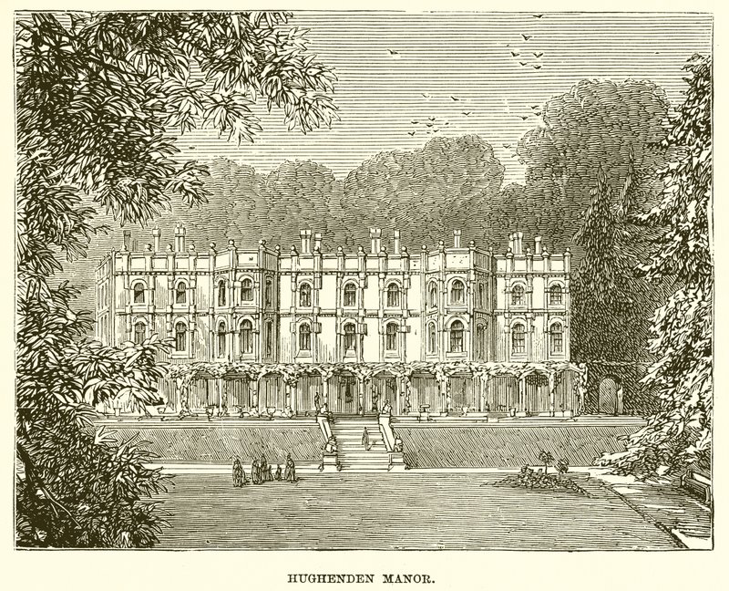 Hughenden Manor door English School