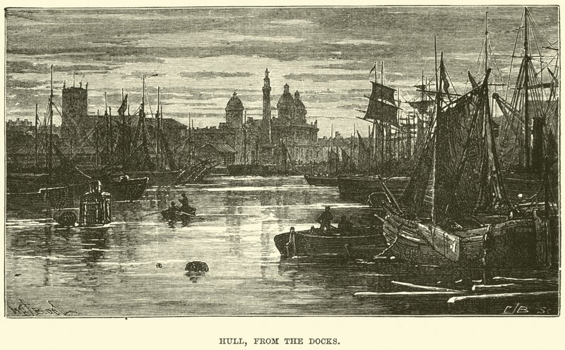 Hull, vanaf de dokken door English School