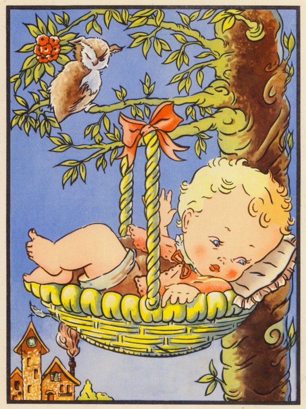 Hush-a-Bye Baby in de boomtop door English School