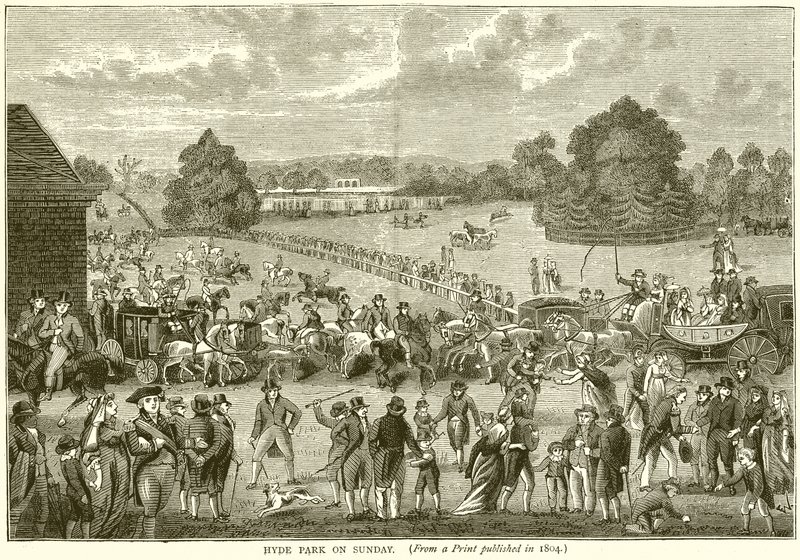 Hyde Park op Zondag door English School