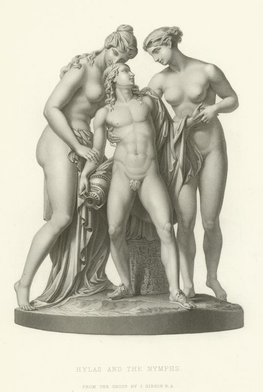Hylas en de Nimfen door English School