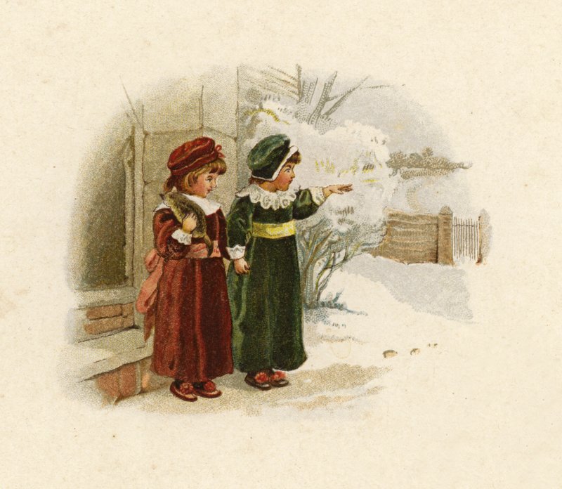 Illustratie voor De Komst van de Kerstman door English School