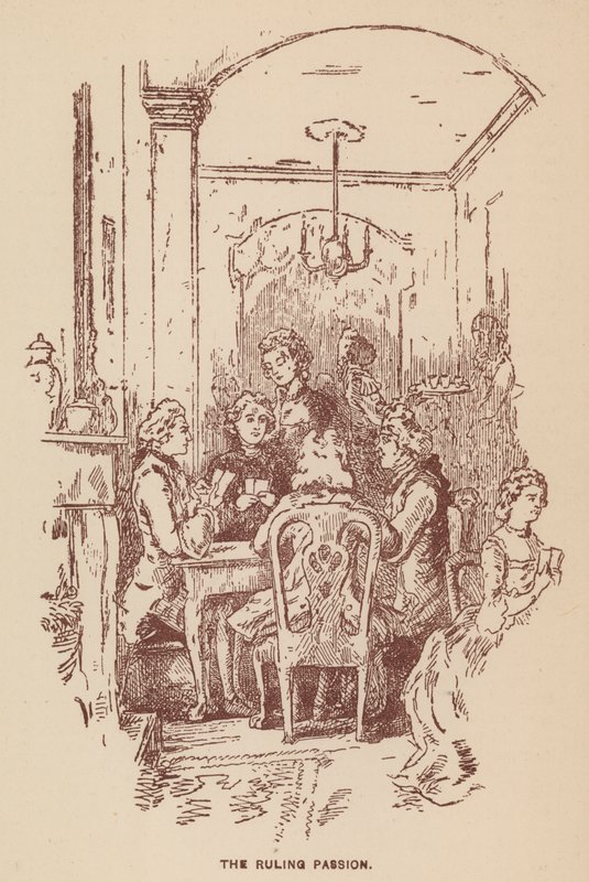 Illustratie voor The Virginians door Thackeray door English School