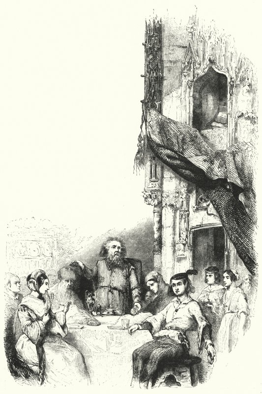 Illustratie voor de opera La Juive door Fromental Halevy (gravure) door English School