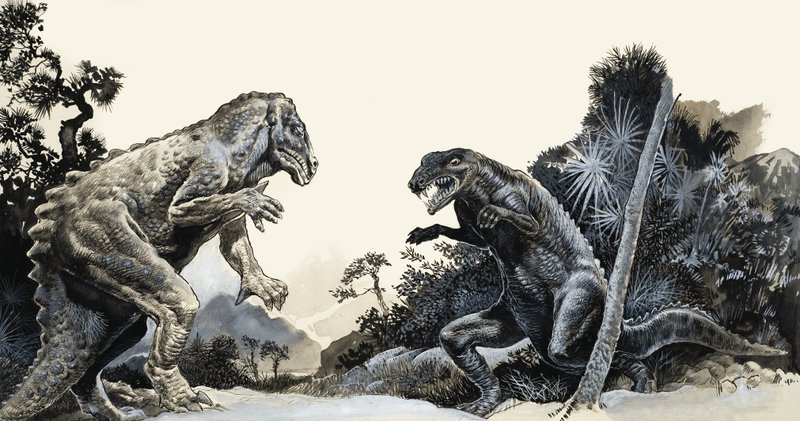 Op zoek naar dinosauriërs door English School