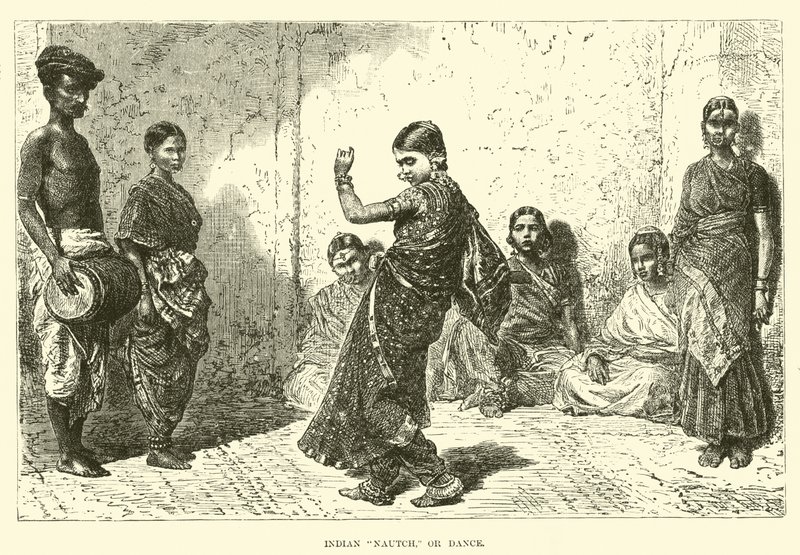 Indiase Nautch, of dans door English School