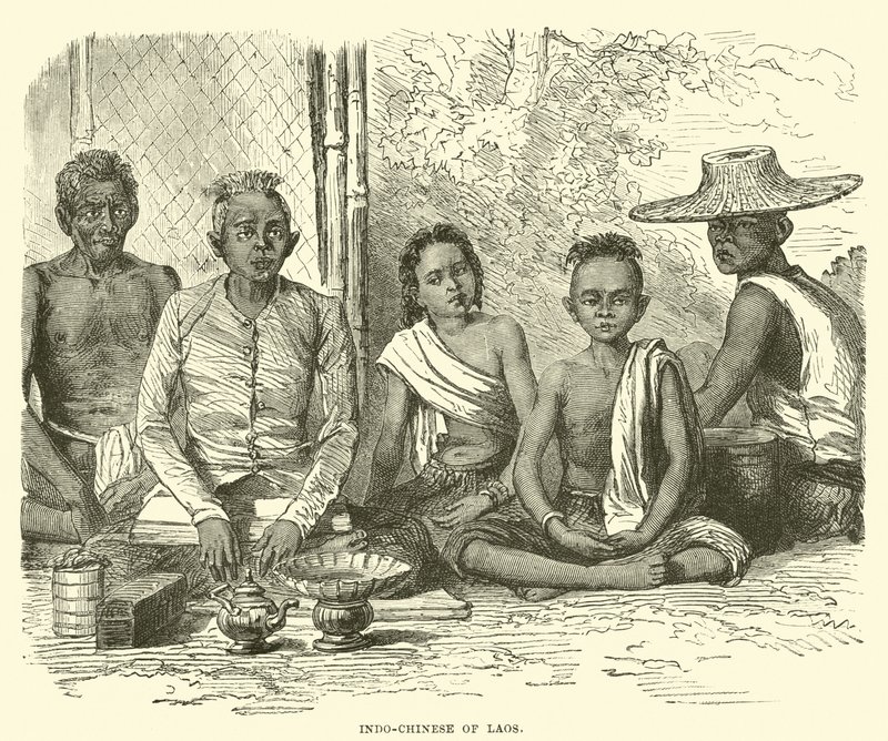 Indo-Chinezen van Laos door English School