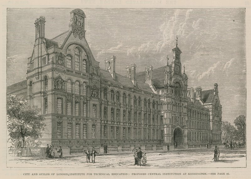 Instituut voor Technisch Onderwijs, voorgestelde centrale instelling in Kensington door English School