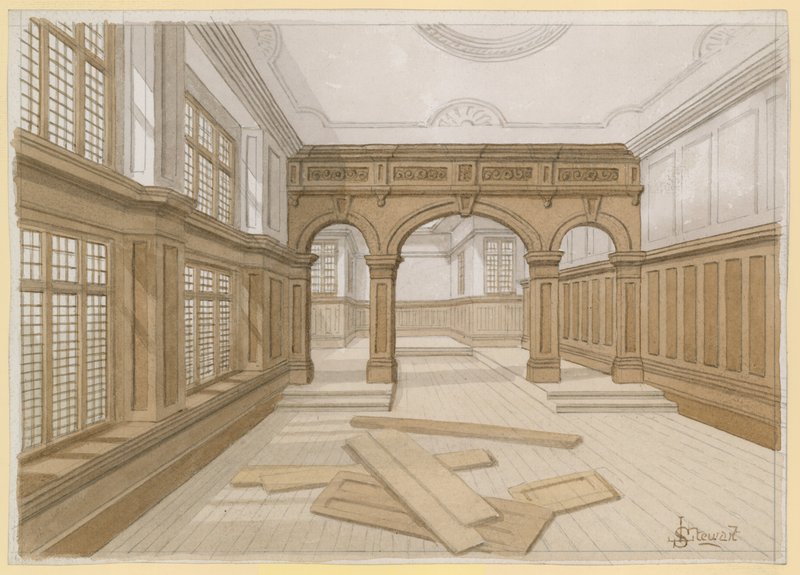 Interieur van de Oude Admiraliteitsrechtbank, Doctor Commons door English School