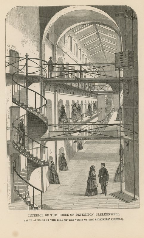 Interieur van het Huis van Detentie door English School