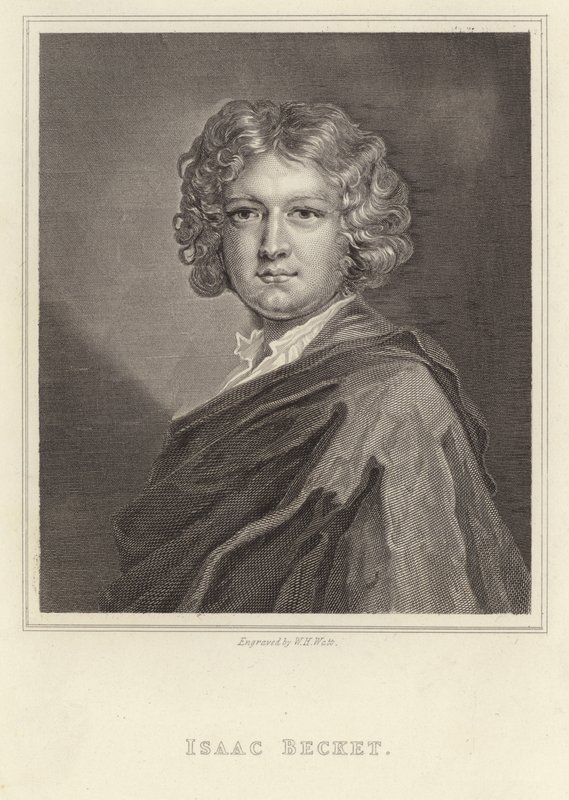 Isaac Beckett - Engelse mezzotint graveur (1653-1719) door English School