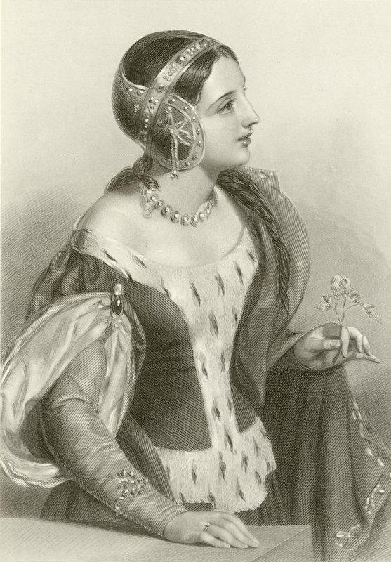 Isabella van Frankrijk, koningin van koning Edward II door English School