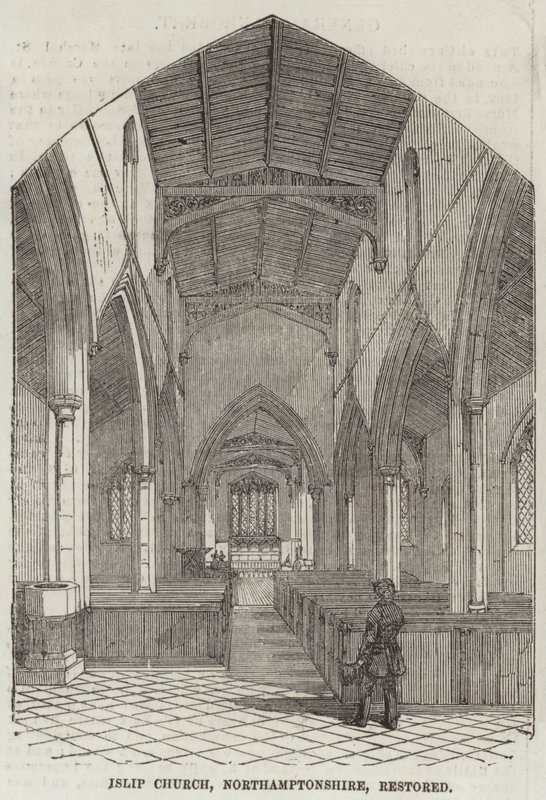Islip Kerk, Northamptonshire, gerestaureerd door English School
