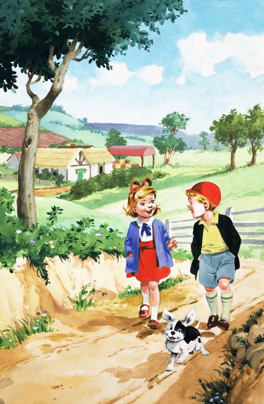 Jack en Jill en het oude kasteel door English School