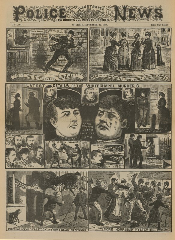 Jack the Ripper: Details van de Whitechapel Moorden door English School