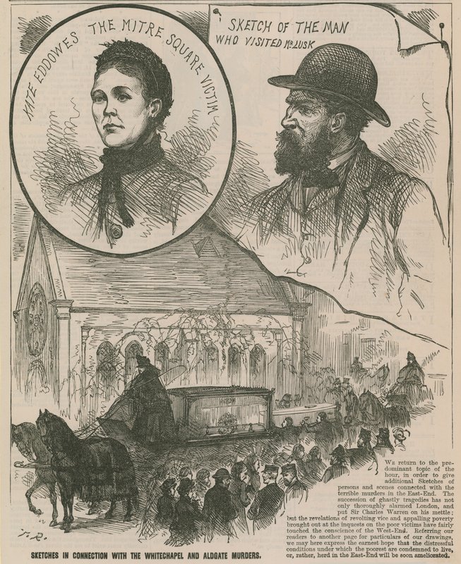 Jack the Ripper: Schetsen in verband met de Whitechapel en Aldgate moorden door English School