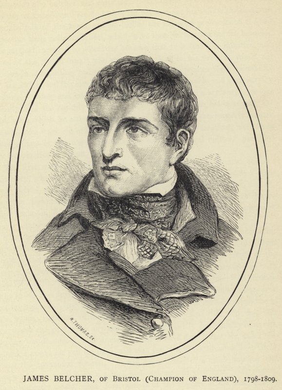 James Belcher, uit Bristol, Kampioen van Engeland, 1798-1809 door English School