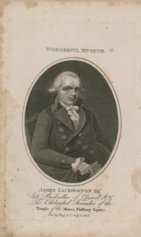 James Lackington door English School