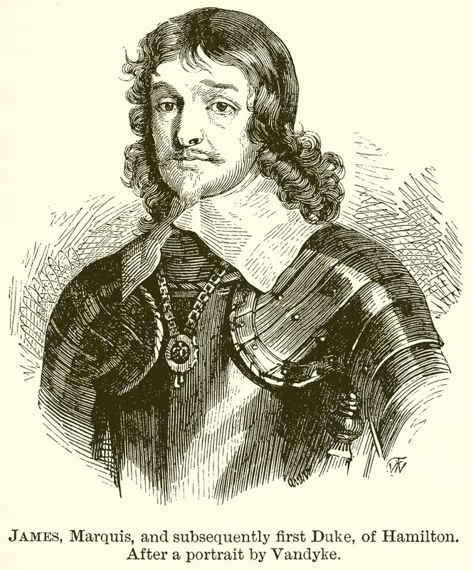 James, Markies, en vervolgens Eerste Hertog, van Hamilton door English School