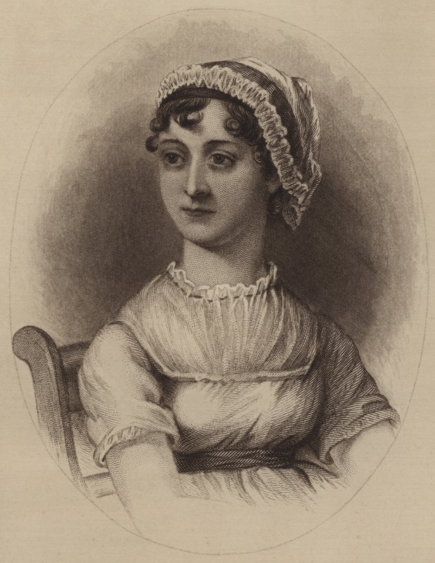 Jane Austen door English School