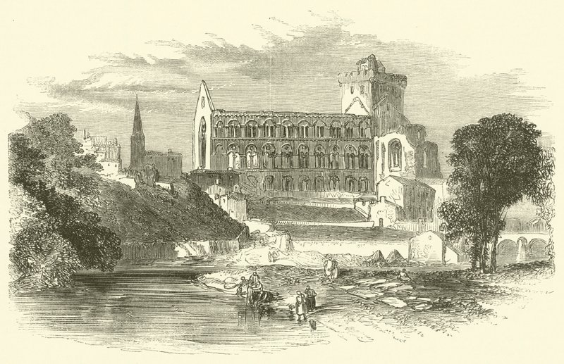 Jedburgh Abdij door English School