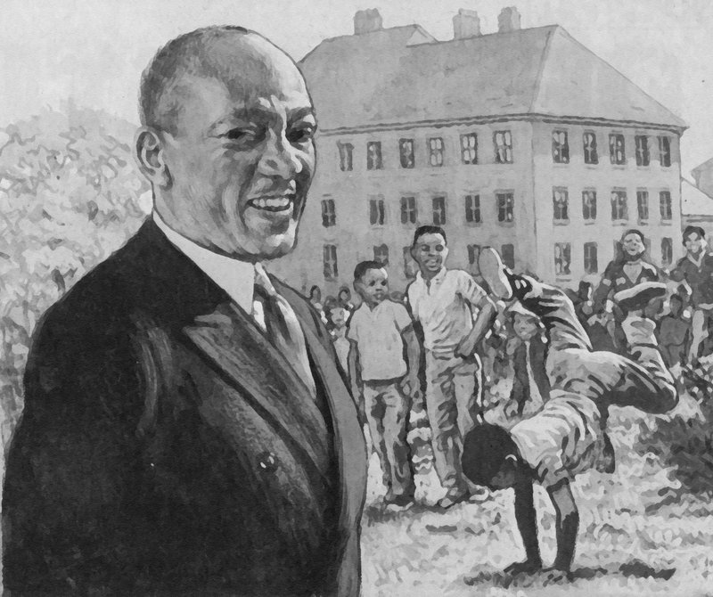 Jesse Owens door English School
