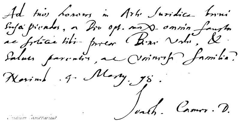 Joachim Camerarius door English School