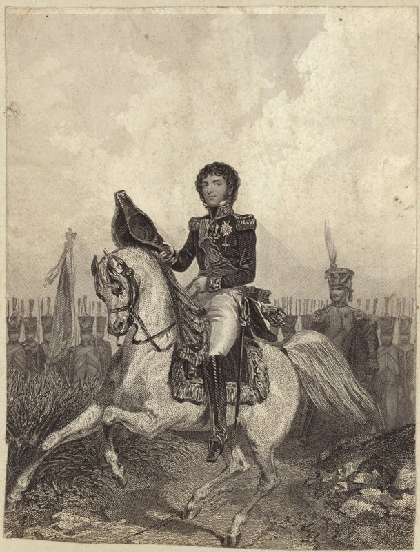 Joachim Murat, Koning van Napels door English School
