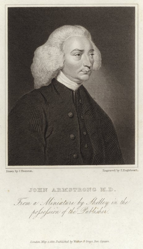 John Armstrong - Schotse dichter en arts (1709-1779) door English School