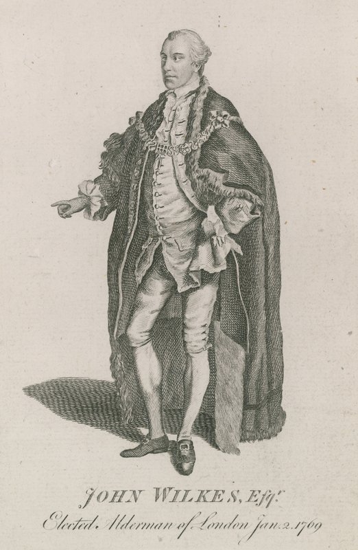 John Wilkes, gekozen tot wethouder van Londen, 2 januari 1769 door English School