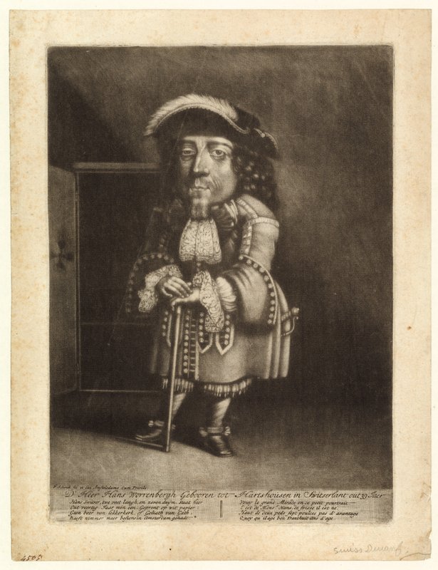 John Worrenberg, de Zwitserse dwerg door English School