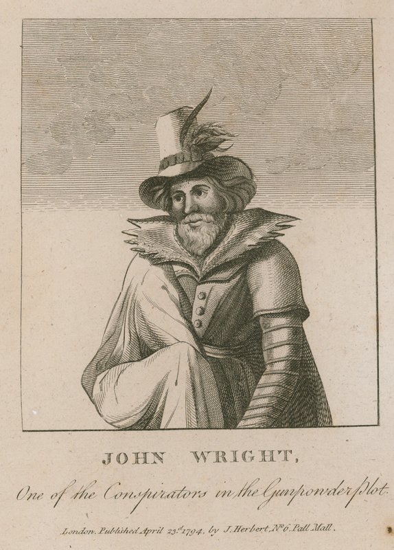 John Wright, een van de samenzweerders in het Buskruitcomplot door English School