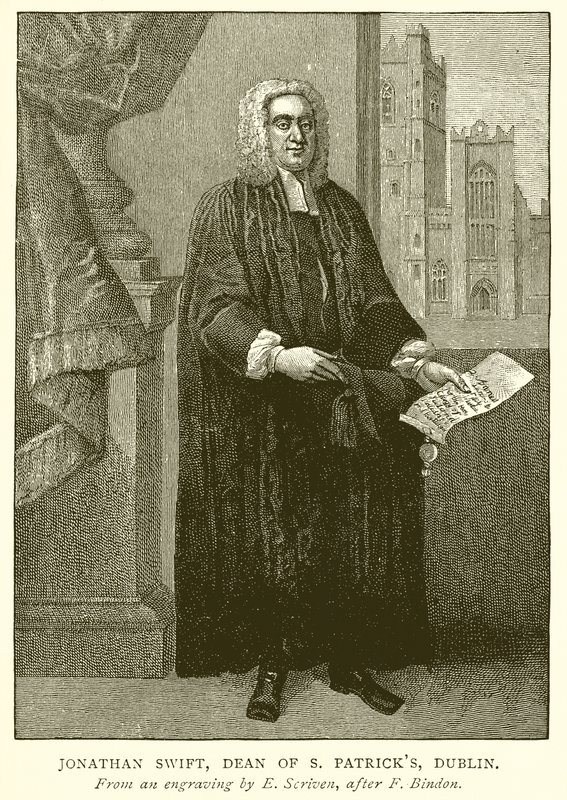 Jonathan Swift, Decaan van S. Patricks, Dublin door English School