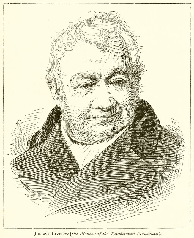 Joseph Livesey (de Pionier van de Temperance Beweging) door English School